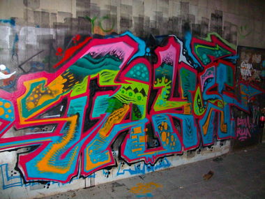 Graffiti Wall in Burgas - Photo by NAVIT - FSB (2015)