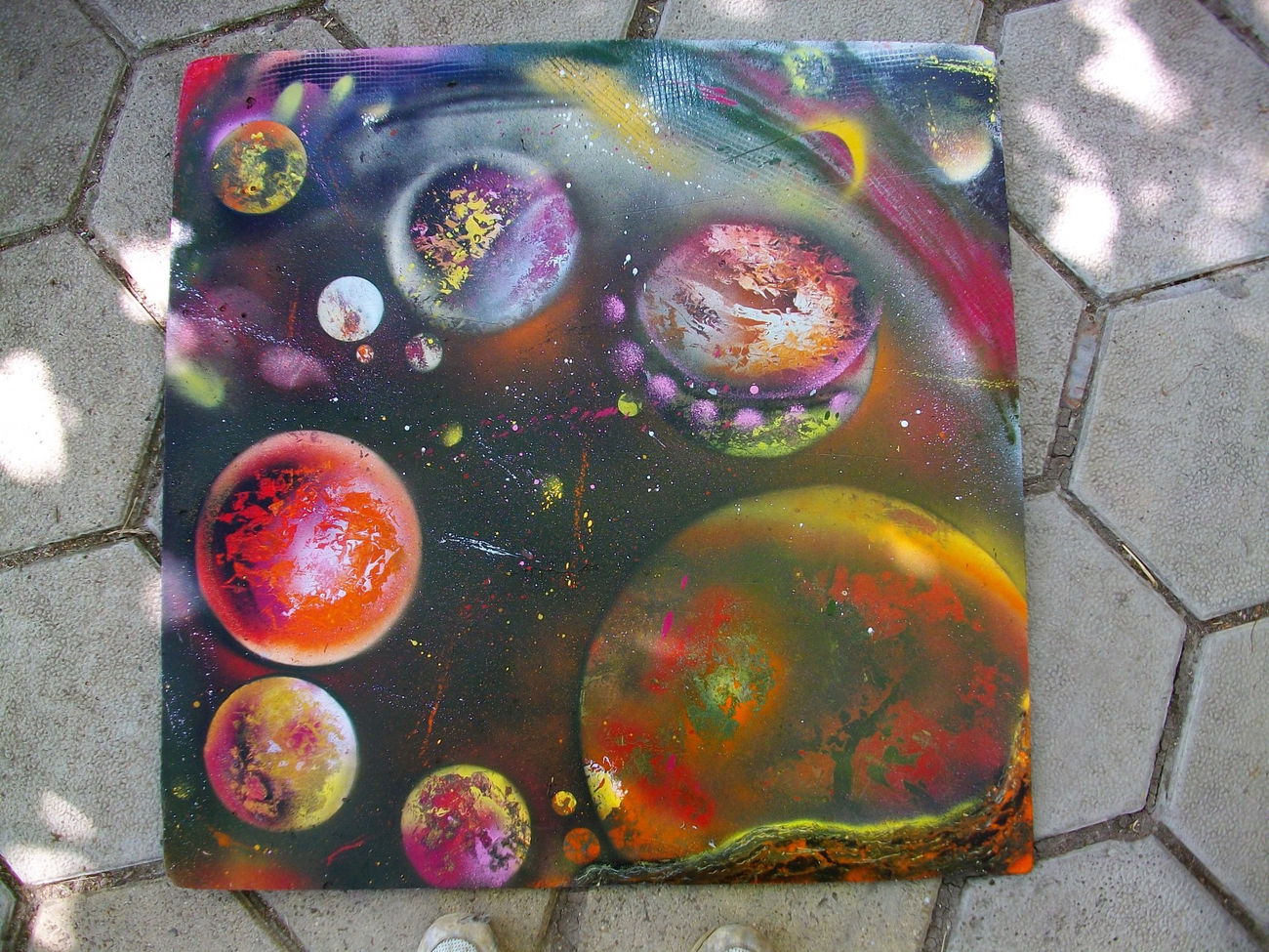 Graffiti Artwork in Bulgaria - Photo by NAVIT - SpacePainThings (2015)