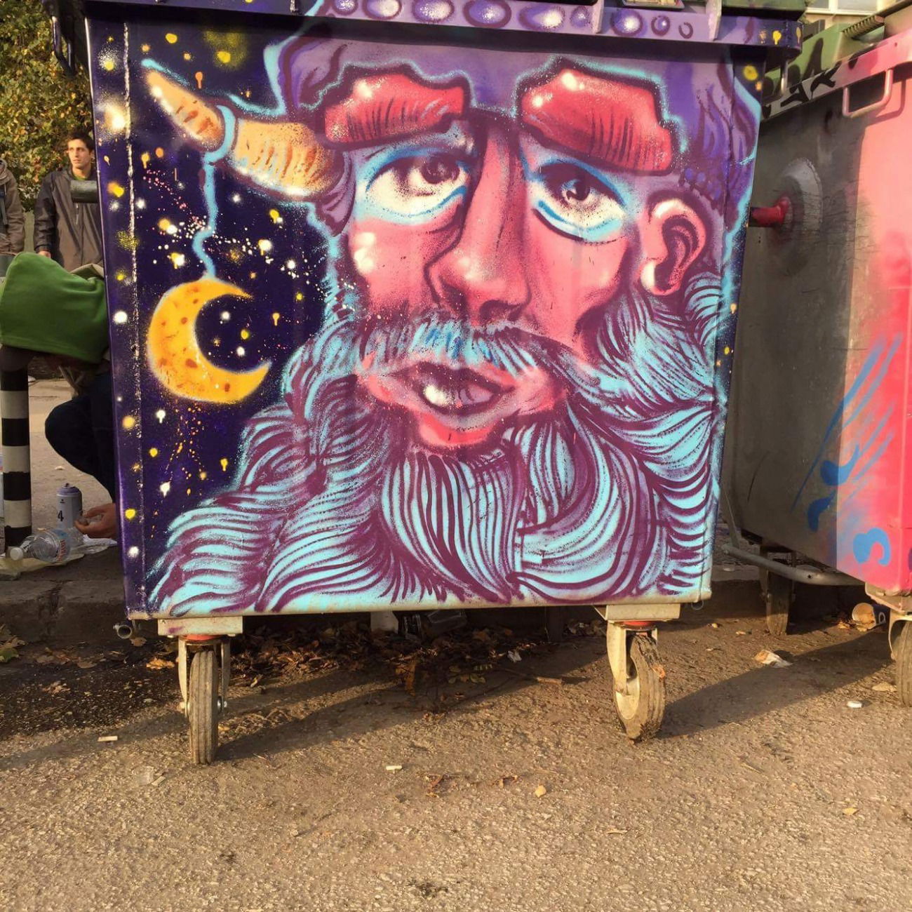 Graffiti Street Art in Sofia - Photo by NAVIT - FSB, CROCK, Character (2016)