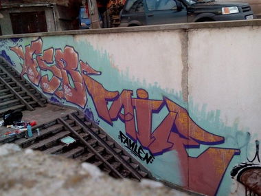 Graffiti Wall in Veliko tarnovo municipality - Photo by NAVIT - VelikoTarnovo, Faile, FSB (2017)