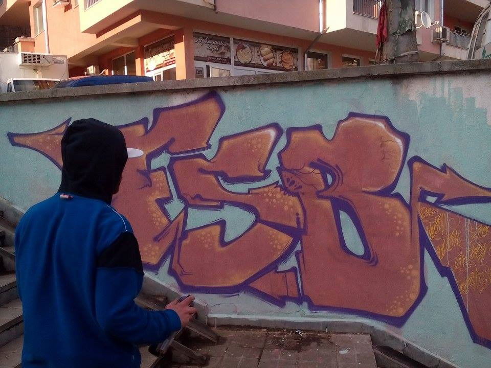 Graffiti Wall in Veliko tarnovo municipality - Photo by NAVIT - RHC, FSB, Faulen (2017)