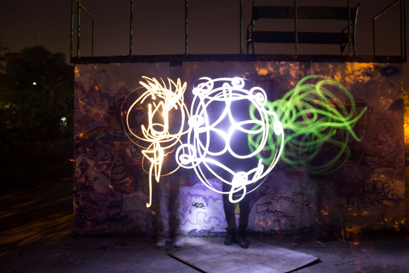 Graffiti Artwork in Стара Загора - Photo by NAVIT - LightGraff, LongExposure