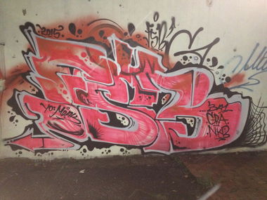 Graffiti Bombing in Vazrajdane - Photo by NAVIT - FSB (2015)