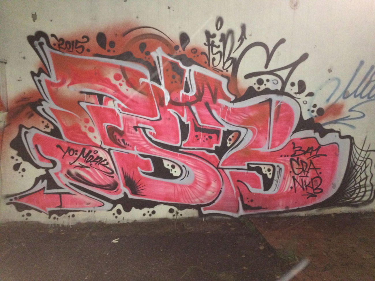 Graffiti Bombing in Vazrajdane - Photo by NAVIT - FSB (2015)