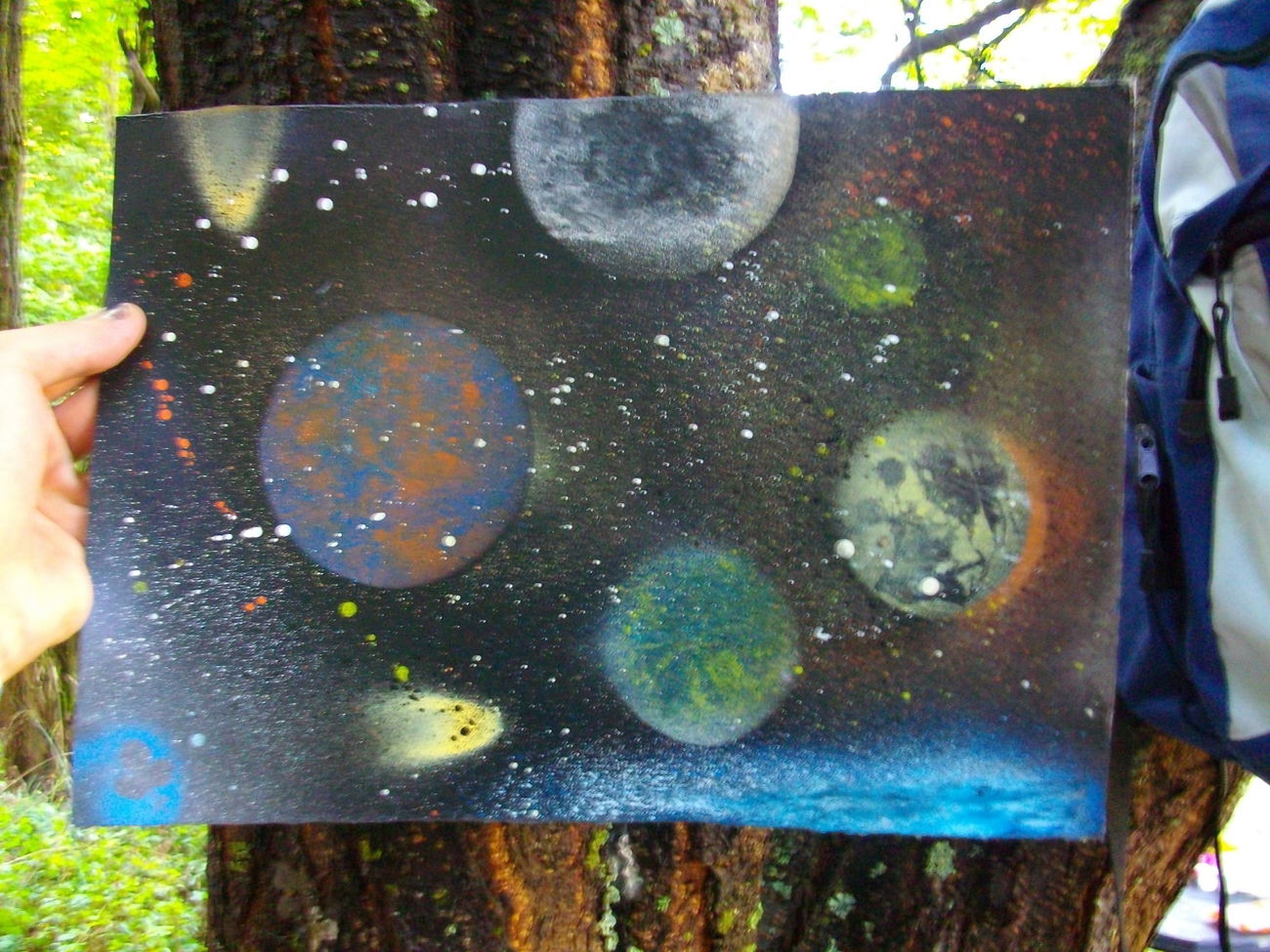 Graffiti Artwork in Pancharevo - Photo by NAVIT - SpaceArt (2015)