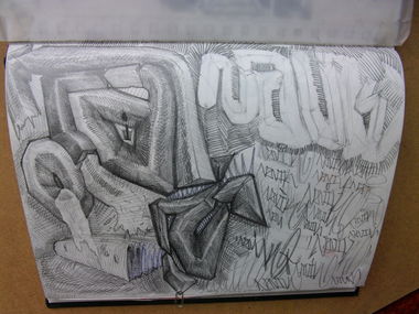 Graffiti Sketch - Photo by NAVIT - navik (2013)