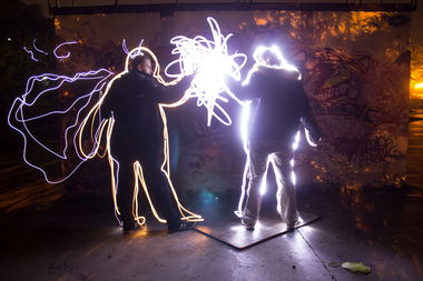 Graffiti Artwork in Стара Загора - Photo by NAVIT - LightGraff, LongExposure