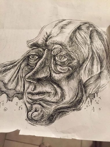 Graffiti Sketch - Photo by NAVIT (2015)