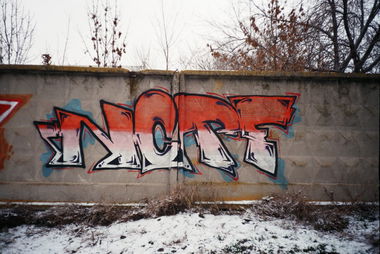 Graffiti Bombing - Photo by NCPF