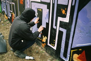 Graffiti Artwork - Photo by NCPF