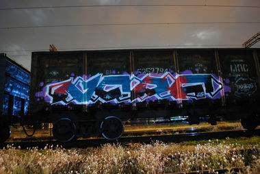 Graffiti Train - Photo by NCPF - NCPF, Fright (2014)