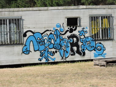 Graffiti Wall in Geelong - Photo by NDUCT - Leonardo