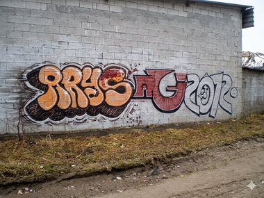 Graffiti Bombing in Minsk - Photo by NDUCT - Arys, mega, 2012 (2012)