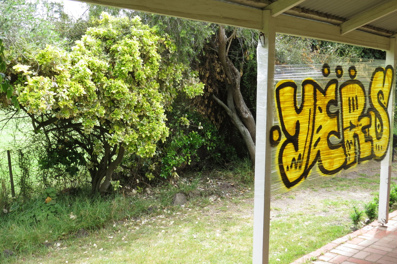 Graffiti Bombing in Australia - Photo by NDUCT - Yers, induct