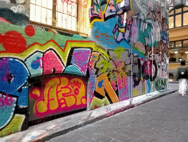 Graffiti Bombing in Australia - Photo by NDUCT - induct