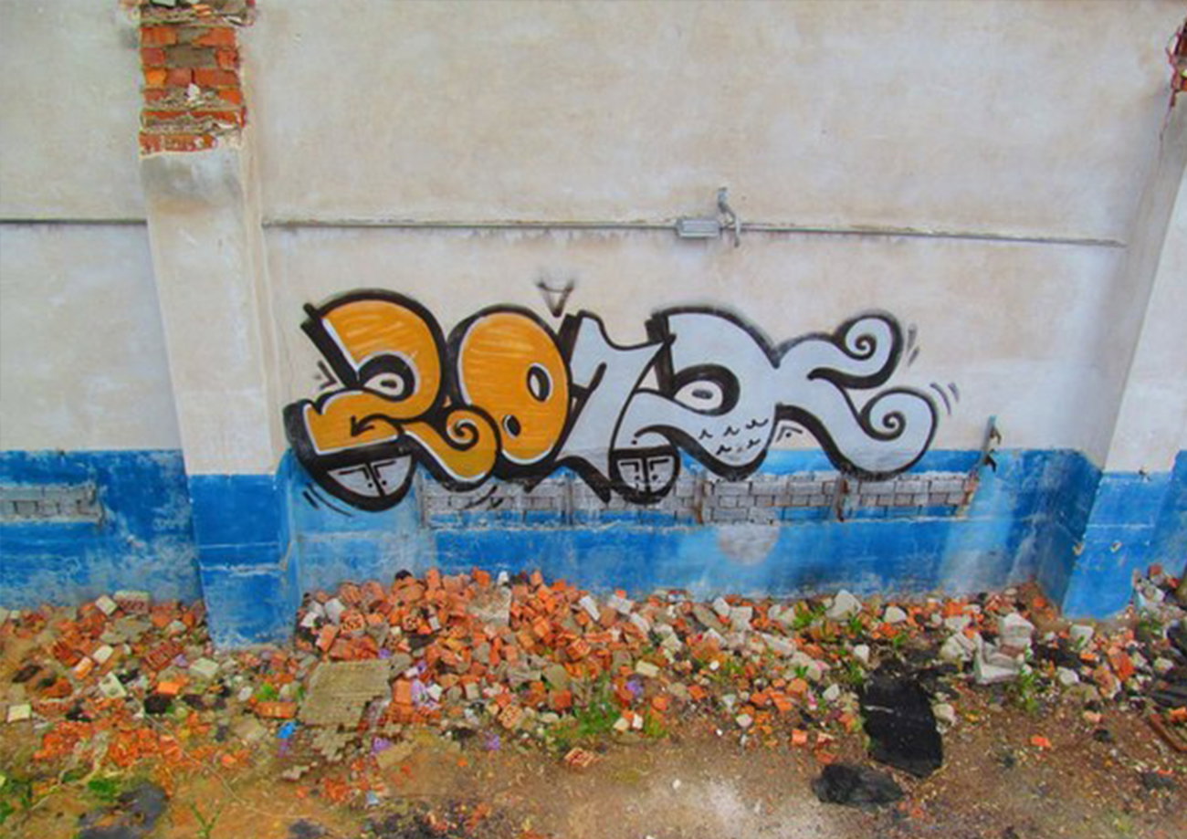 Graffiti Bombing in Minsk - Photo by NDUCT - 2012