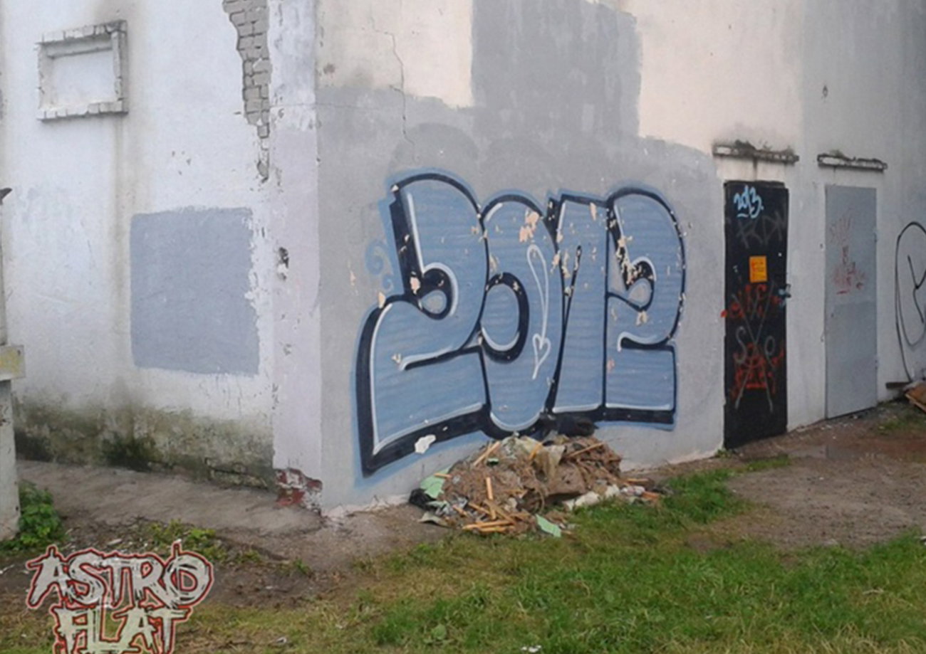 Graffiti Bombing in Minsk - Photo by NDUCT - 2012