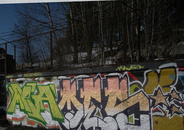 Graffiti Bombing - Photo by NDUCT - mega