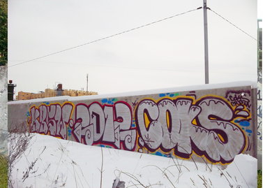 Graffiti Bombing - Photo by NDUCT - krsw