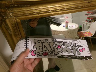 Graffiti Sketch - Photo by NDUCT - induct