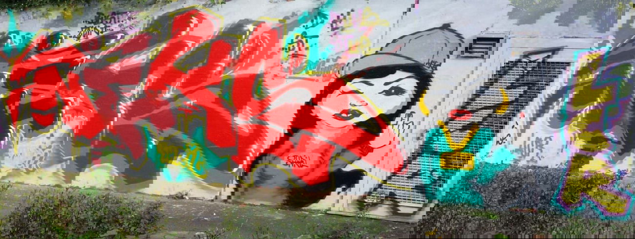 Graffiti Wall in Basel - Photo by NEKS185 - neks, shril, lcr (2014)