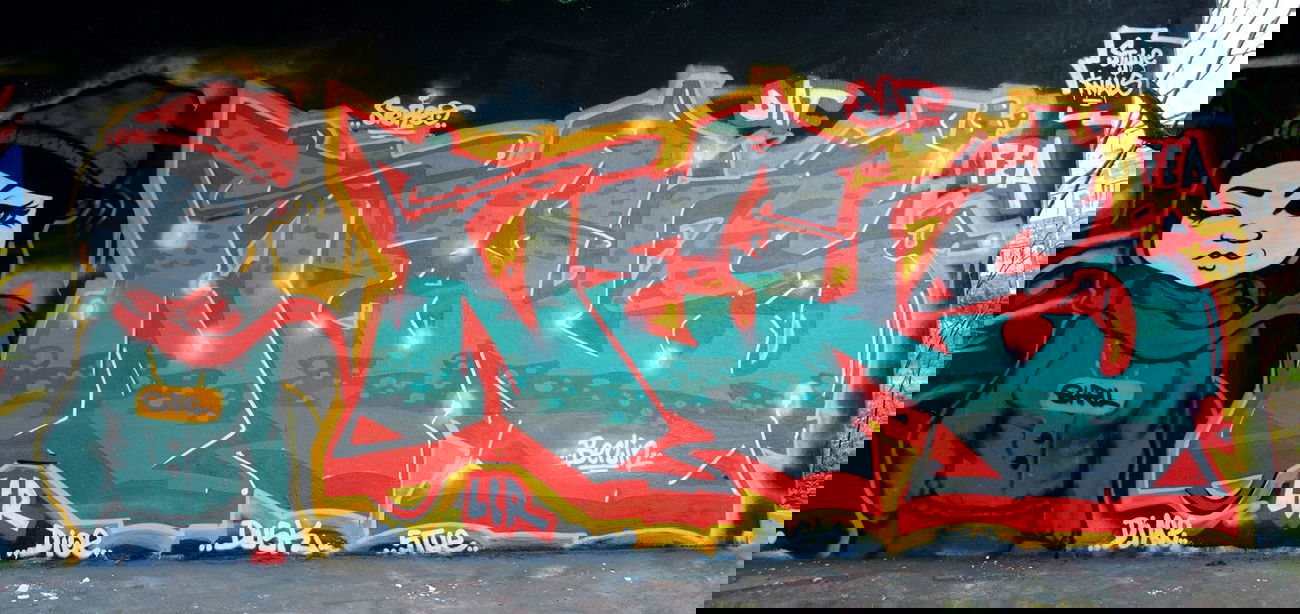 Graffiti Wall in Amsterdam - Photo by NEKS185 - neks, shril, lcr (2015)