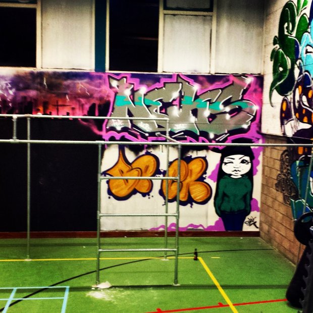 Graffiti Wall in Rotterdam - Photo by NEKS185 - neks, shril, lcr (2015)