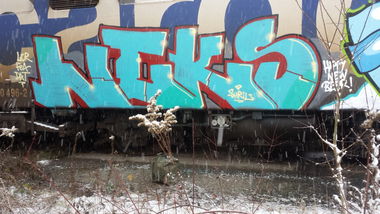 Graffiti Train - Photo by NEKS185 - lcr, fea, dat (2014)