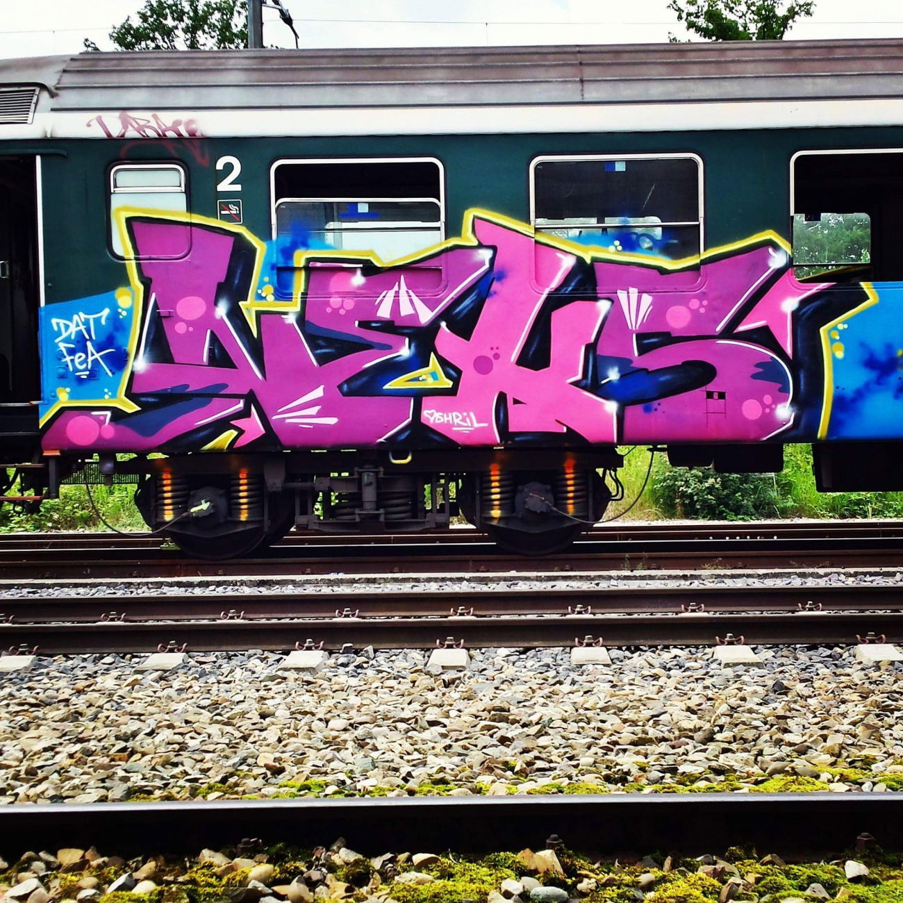 Graffiti Train - Photo by NEKS185 - trash, dat, neks
