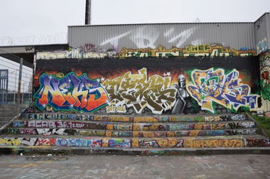 Graffiti Wall - Photo by NEKS185 - neks, dems, duhs