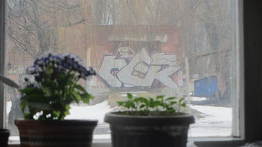 Graffiti Bombing in Kyiv - Photo by NER - Sixty, NER, Seven