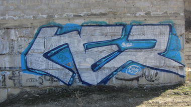 Graffiti Bombing in Kyiv - Photo by NER - Sixty, NER, Seven