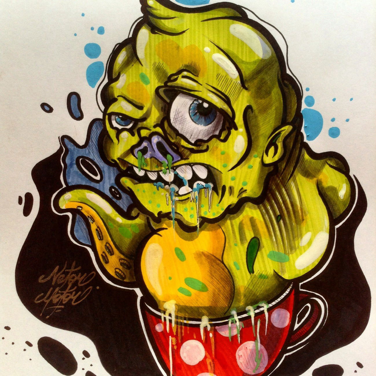 Graffiti Sketch - Photo by NETOR