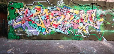 Graffiti Wall - Photo by NFKID - Kosem, NFK, CRN (2013)
