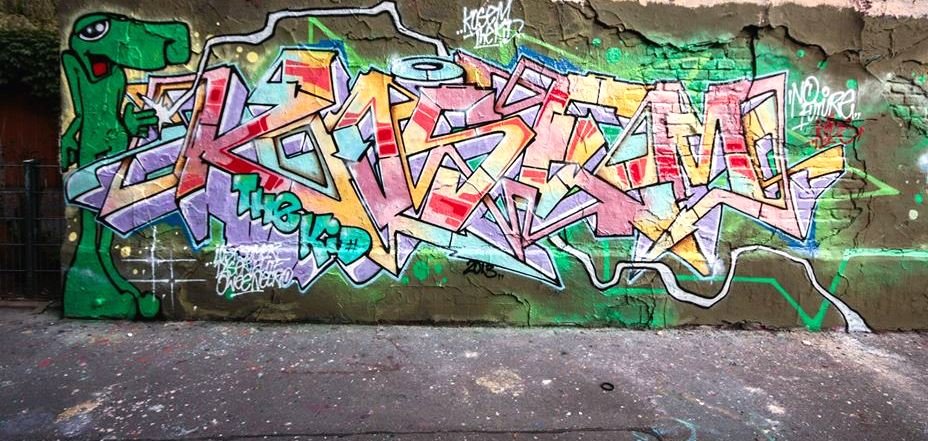 Graffiti Wall - Photo by NFKID - Kosem, NFK, CRN (2013)