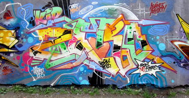 Graffiti Wall - Photo by NFKID - Kosem, Zero, NFK