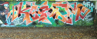 Graffiti Wall - Photo by NFKID - KOSEM, NFK, CRN