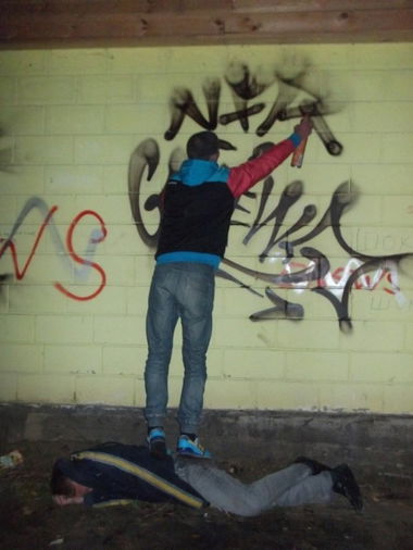 Graffiti Artwork - Photo by NFRCRU - ! (2011)