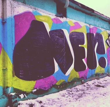Graffiti Bombing - Photo by NFRCRU - Vihino (2013)