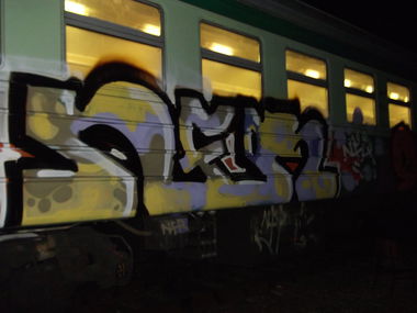 Graffiti Train - Photo by NFRCRU - NFRCRU/DNO/QS/GNEWS.. (2012)