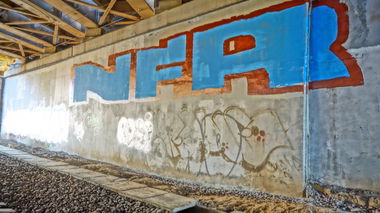 Graffiti Bombing - Photo by NFRCRU (2013)