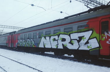 Graffiti Train - Photo by NFRCRU - Graffiti (2015)