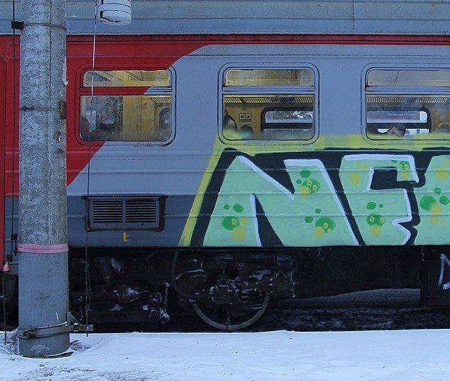 Graffiti Train - Photo by NFRCRU - Train (2015)