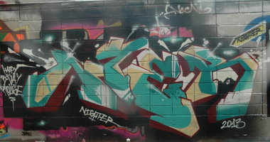 Graffiti Wall in MOSCOW - Photo by NIGHTER - nighter, russia, moscow