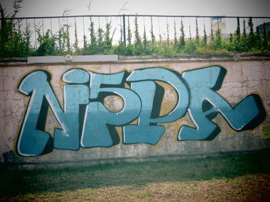 Graffiti Bombing in Volgograd - Photo by NISPA