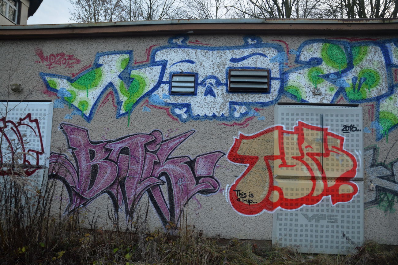 Graffiti Bombing - Photo by NOIIO3 - tups, tup, throwup (2016)