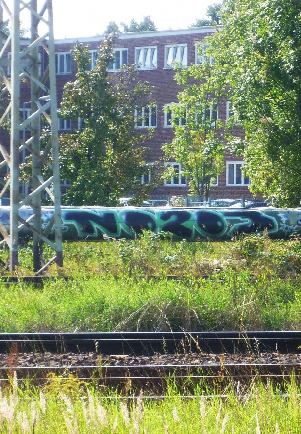 Graffiti Bombing in Frankfurt (Oder) - Photo by NOIIO3 - no2, 203, no203 (2011)