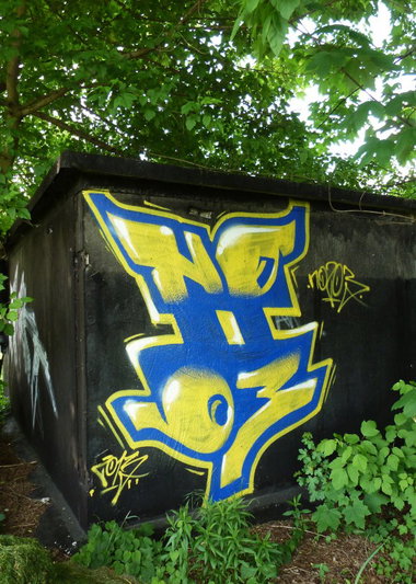 Graffiti Bombing in Frankfurt (Oder) - Photo by NOIIO3 - no203, no2, 203 (2013)