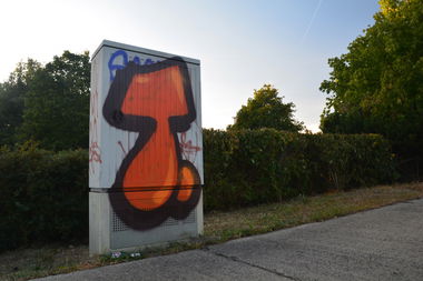 Graffiti Bombing - Photo by NOIIO3 - tups, throwup, tup (2016)