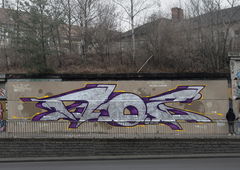 Graffiti Wall - Photo by NOIIO3 - no2, nr2, numbertwo (2016)